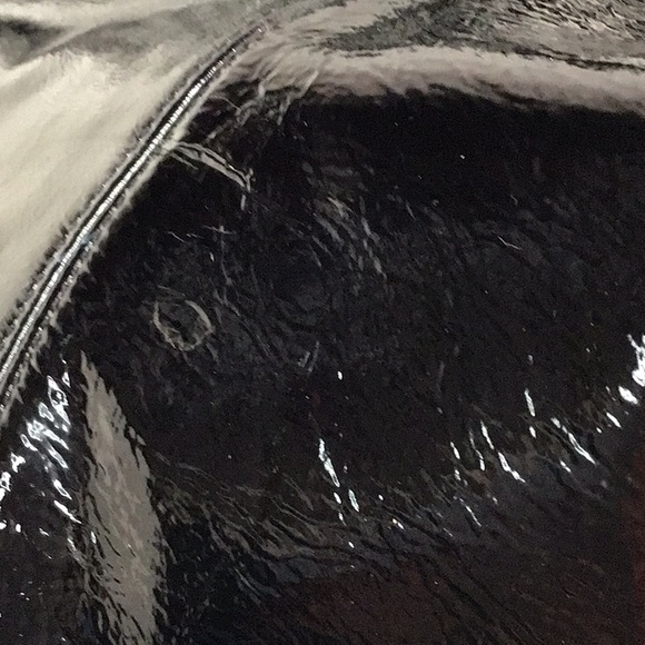 Perlina shiny black patent large tote bag - Picture 10 of 16